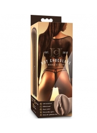 Коричневый мастубратор-вагина Nicole s Kitty - Blush Novelties - в Новошахтинске купить с доставкой