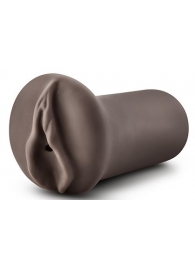 Коричневый мастубратор-вагина Nicole s Kitty - Blush Novelties - в Новошахтинске купить с доставкой
