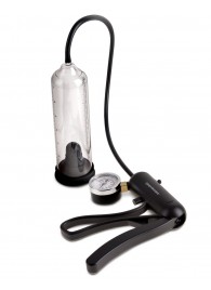 Вакуумная мужская помпа с датчиком давления Pro-Gauge Power Pump - Pipedream - в Новошахтинске купить с доставкой