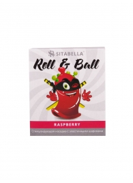 Стимулирующий презерватив-насадка Roll   Ball Raspberry - Sitabella - купить с доставкой в Новошахтинске