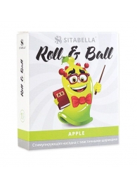 Стимулирующий презерватив-насадка Roll   Ball Apple - Sitabella - купить с доставкой в Новошахтинске