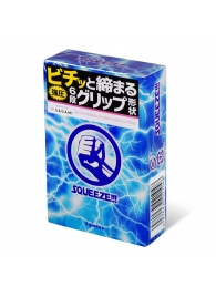 Презервативы Sagami Squeeze волнистой формы - 5 шт. - Sagami - купить с доставкой в Новошахтинске