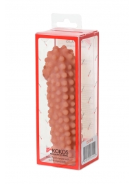 Телесная насадка на фаллос с бугорками KOKOS Extreme Sleeve 10 - 15,8 см. - KOKOS - в Новошахтинске купить с доставкой