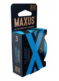 Классические презервативы в железном кейсе MAXUS Classic - 3 шт. - Maxus - купить с доставкой в Новошахтинске