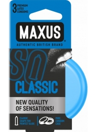 Классические презервативы в железном кейсе MAXUS Classic - 3 шт. - Maxus - купить с доставкой в Новошахтинске