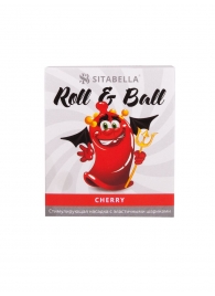 Стимулирующий презерватив-насадка Roll   Ball Cherry - Sitabella - купить с доставкой в Новошахтинске