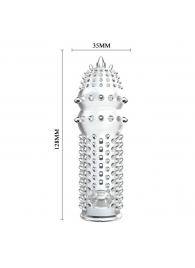 Закрытая прозрачная насадка Crystal sleeve - 14,2 см. - Erowoman-Eroman - в Новошахтинске купить с доставкой