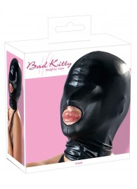 Черная эластичная маска на голову с отверстием для рта - Orion - купить с доставкой в Новошахтинске