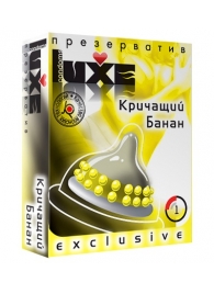 Презерватив LUXE  Exclusive  Кричащий банан  - 1 шт. - Luxe - купить с доставкой в Новошахтинске