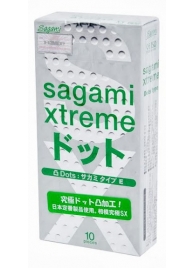 Презервативы Sagami Xtreme Type-E с точками - 10 шт. - Sagami - купить с доставкой в Новошахтинске