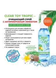 Очищающий спрей для игрушек CLEAR TOY Tropic - 100 мл. - Биоритм - купить с доставкой в Новошахтинске