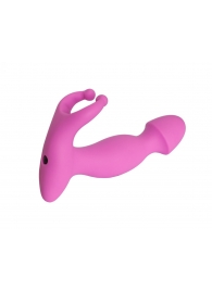 Розовый стимулятор простаты с усиками - 15 см. - 4sexdreaM - в Новошахтинске купить с доставкой