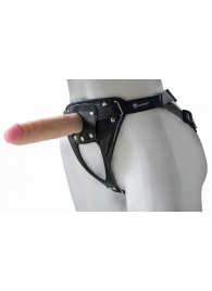 Универсальный мягкий пояс с насадкой Hard brutal BDSM-КОНСУЛ - 17 см. - LOVETOY (А-Полимер) - купить с доставкой в Новошахтинске