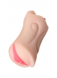 Телесный двусторонний мастурбатор Fruity Tongue - ротик и вагина - ToyFa - в Новошахтинске купить с доставкой