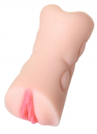 Телесный двусторонний мастурбатор Rich Fruit - вагина и анус - ToyFa - в Новошахтинске купить с доставкой