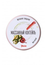 Массажная свеча «Массажный коктейль» с ароматом пина колады - 30 мл. - ToyFa - купить с доставкой в Новошахтинске