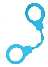 Голубые силиконовые наручники A-Toys без ключа - A-toys - купить с доставкой в Новошахтинске