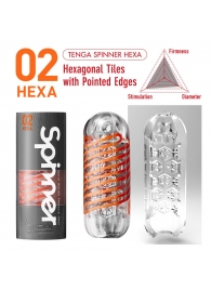 Мастурбатор SPINNER Hexa - Tenga - в Новошахтинске купить с доставкой