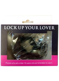 Черные меховые наручники Love с ключиками - Baile - купить с доставкой в Новошахтинске