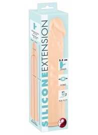 Телесная насадка-удлинитель Silicone Extension - 19 см. - Orion - в Новошахтинске купить с доставкой