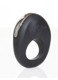 Черное эрекционное виброкольцо ATOM - Hot Octopuss - в Новошахтинске купить с доставкой