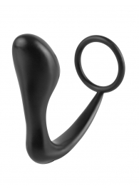 Эрекционное кольцо с анальной пробкой Ass-Gasm Cockring Plug - Pipedream - в Новошахтинске купить с доставкой