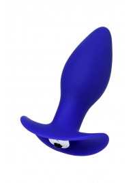 Синяя анальная вибровтулка Fancy - 10,7 см. - ToyFa