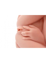 Реалистичный торс-девушка Hera 3 с тремя тугими отверстиями, вибрацией, ротацией и голосом - KOKOS - в Новошахтинске купить с доставкой