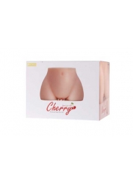 Мастурбатор-полуторс Cherry с вибрацией и двумя любовными тоннелями - KOKOS - в Новошахтинске купить с доставкой