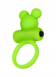 Зеленое виброкольцо на пенис A-Toys - A-toys - в Новошахтинске купить с доставкой