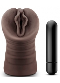 Коричневый мастурбатор-вагина Alexis - Blush Novelties - в Новошахтинске купить с доставкой