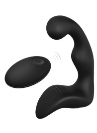 Черный вибромассажер простаты REMOTE BOOTY PLEASER - Dream Toys - в Новошахтинске купить с доставкой