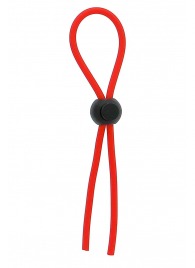 Красное эрекционное лассо с одной бусиной-утяжкой STRETCHY THIN LASSO - Dream Toys - в Новошахтинске купить с доставкой