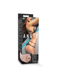 Телесный мастурбатор-ротик Angie - Blush Novelties - в Новошахтинске купить с доставкой