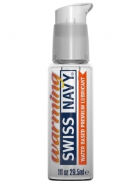 Разогревающий лубрикант на водной основе Swiss Navy Warming Lube - 29,5 мл. - Swiss navy - купить с доставкой в Новошахтинске