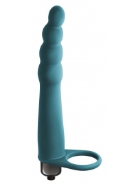 Зеленая вибронасадка для двойного проникновения Bramble - 16,5 см. - Lola Games - купить с доставкой в Новошахтинске