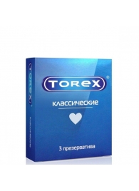 Гладкие презервативы Torex  Классические  - 3 шт. - Torex - купить с доставкой в Новошахтинске