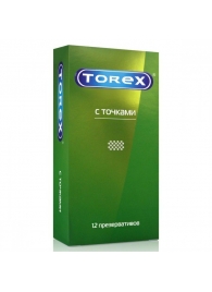 Текстурированные презервативы Torex  С точками  - 12 шт. - Torex - купить с доставкой в Новошахтинске