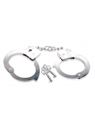 Металлические наручники Beginner s Metal Cuffs - Pipedream - купить с доставкой в Новошахтинске