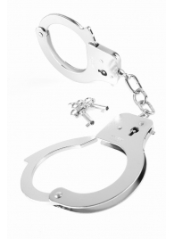 Металлические серебристые наручники Designer Metal Handcuffs - Pipedream - купить с доставкой в Новошахтинске