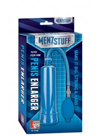 Синяя вакуумная помпа MENZSTUFF PENIS ENLARGER - Dream Toys - в Новошахтинске купить с доставкой