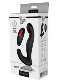 Черный вибромассажер простаты SWIRLING P-PLEASER - Dream Toys - в Новошахтинске купить с доставкой