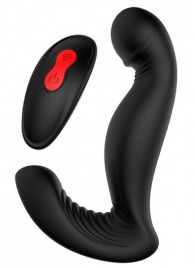 Черный вибромассажер простаты SWIRLING P-PLEASER - Dream Toys - в Новошахтинске купить с доставкой