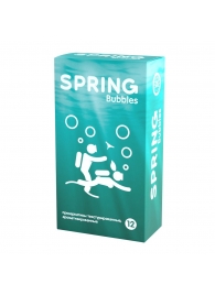 Презервативы SPRING BUBBLES с пупырышками - 12 шт. - SPRING - купить с доставкой в Новошахтинске