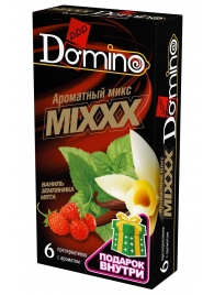 Ароматизированные презервативы DOMINO  Ароматный микс  - 6 шт. - Domino - купить с доставкой в Новошахтинске