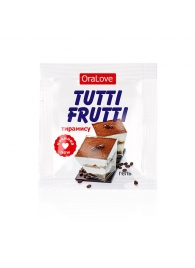 Пробник гель-смазки Tutti-frutti со вкусом тирамису - 4 гр. - Биоритм - купить с доставкой в Новошахтинске