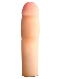 Телесная насадка-удлинитель на пенис PERFORMANCE 1.5INCH COCK XTENDER - 16 см. - Blush Novelties - в Новошахтинске купить с доставкой