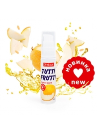 Гель-смазка Tutti-frutti со вкусом сочной дыни - 30 гр. - Биоритм - купить с доставкой в Новошахтинске