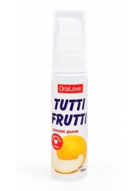 Гель-смазка Tutti-frutti со вкусом сочной дыни - 30 гр. - Биоритм - купить с доставкой в Новошахтинске