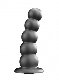 Черная насадка-плаг на харнесс PLATINUM 9 - 24 см. - LOVETOY (А-Полимер) - купить с доставкой в Новошахтинске